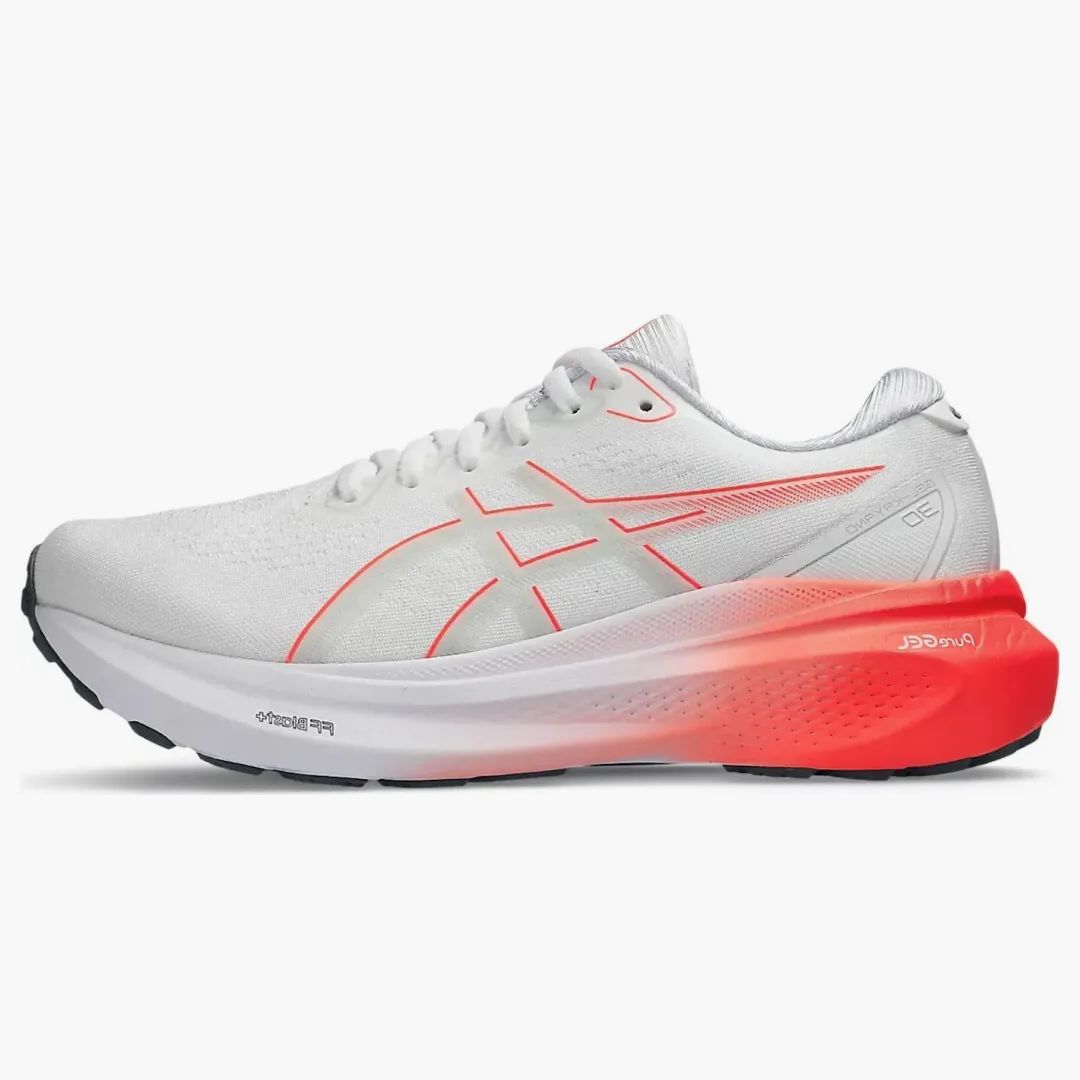 Asics Gel-kayano 30 White Sunrise Red (women's)