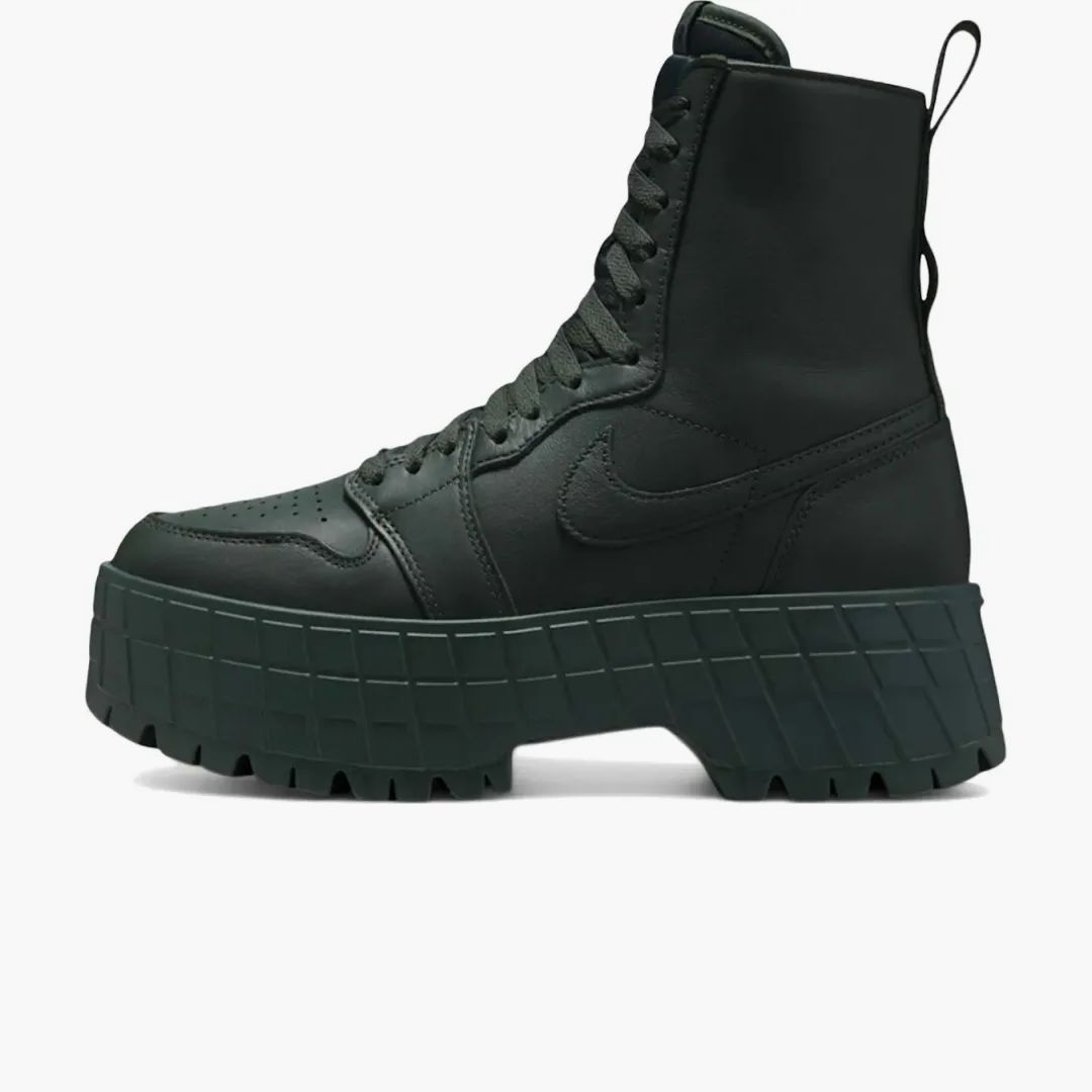 Jordan 1 High Brooklyn Dark Spruce Green (women's)
