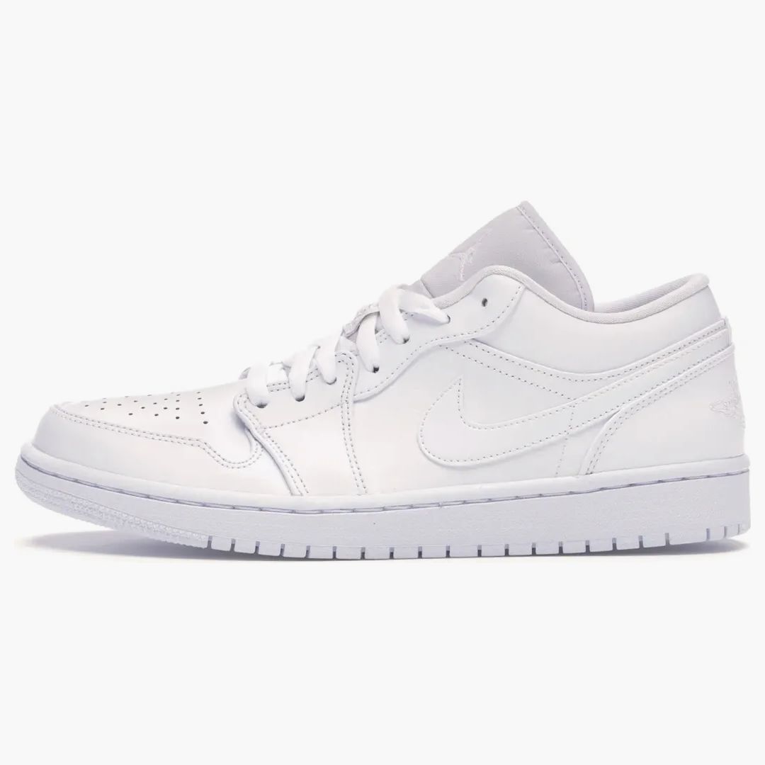 Jordan 1 Low Triple White Fog Grey