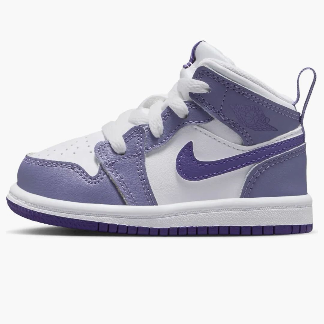 Jordan 1 Mid Dusty Amethyst White Court Purple (td)