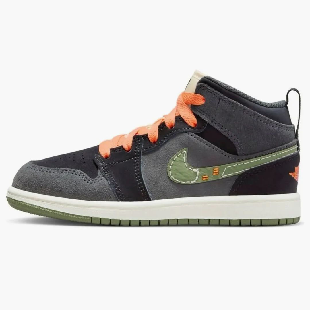 Jordan 1 Mid Se Craft Anthracite Light Olive (ps)