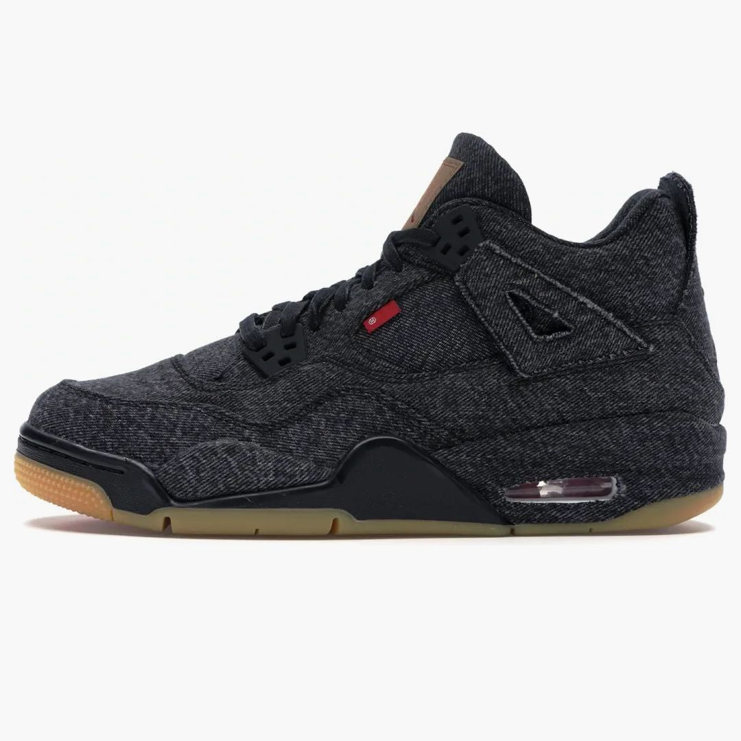 Jordan 4 Retro Levi's Black (gs) (blank Tag)