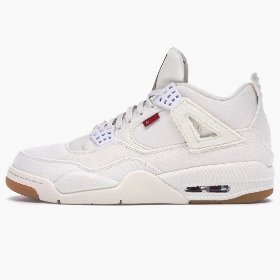 Jordan 4 Retro Levi's White (blank Tag)