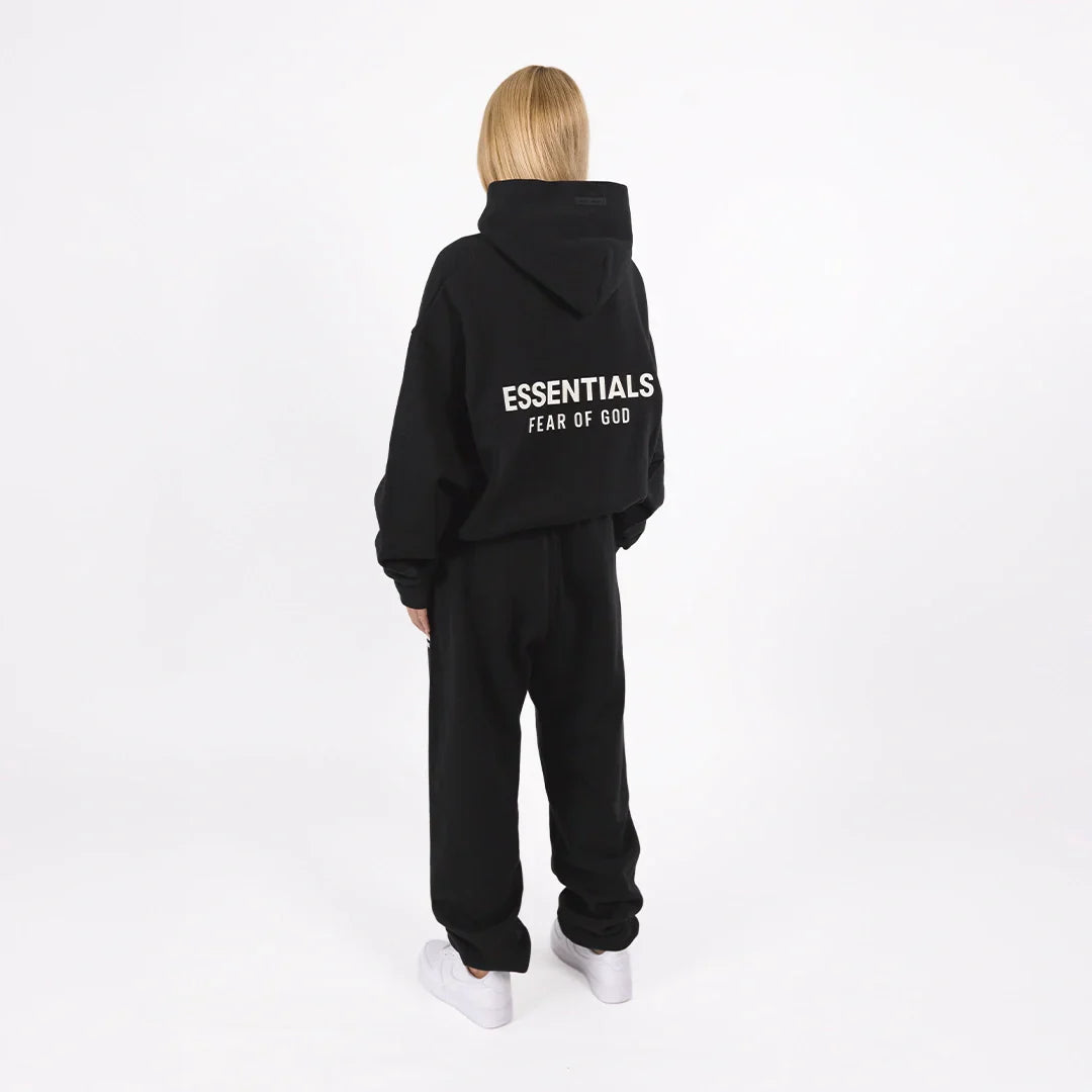 Fear Of God Essentials Classic Hoodie Jet Black