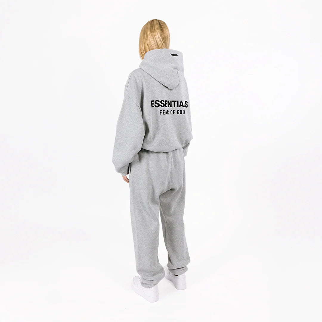 Fear Of God Essentials Fleece Hoodie Light Heather Gray