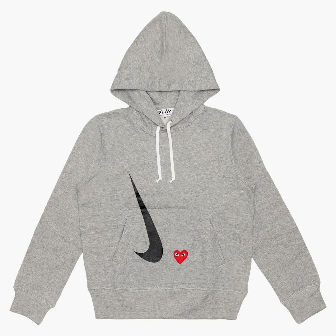 Cdg X Nike Hoodie Grey