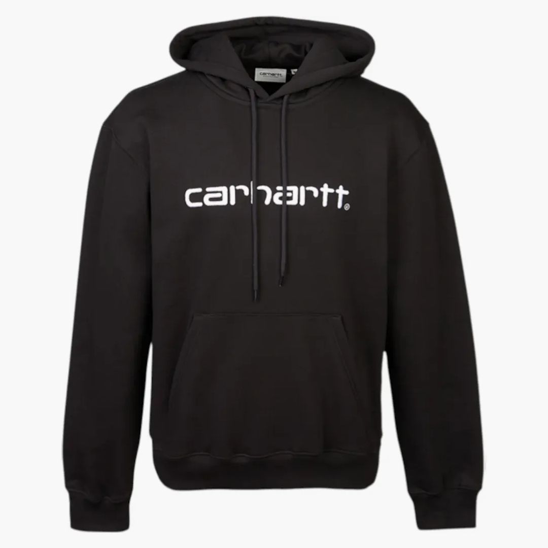 Carhartt Wip Fleece Hood Sweatshirt Black