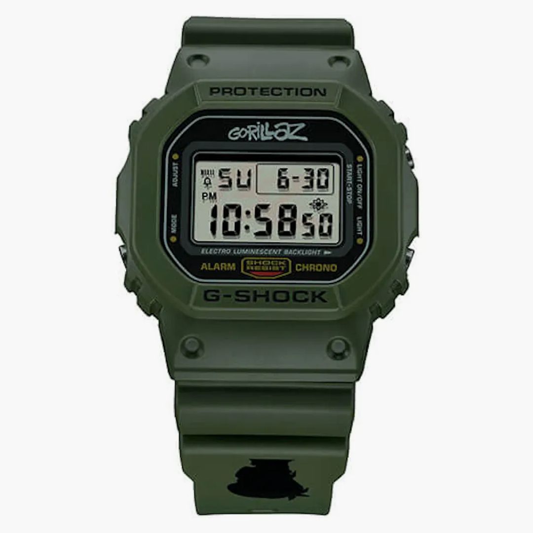 Casio G-shock X Gorillaz Limited Edition "murdoc" Dw-5600grlzm-3