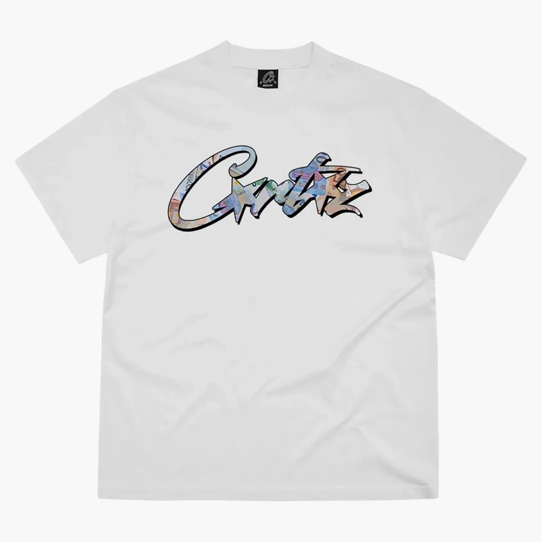 Corteiz Allstarz Euros Tee White