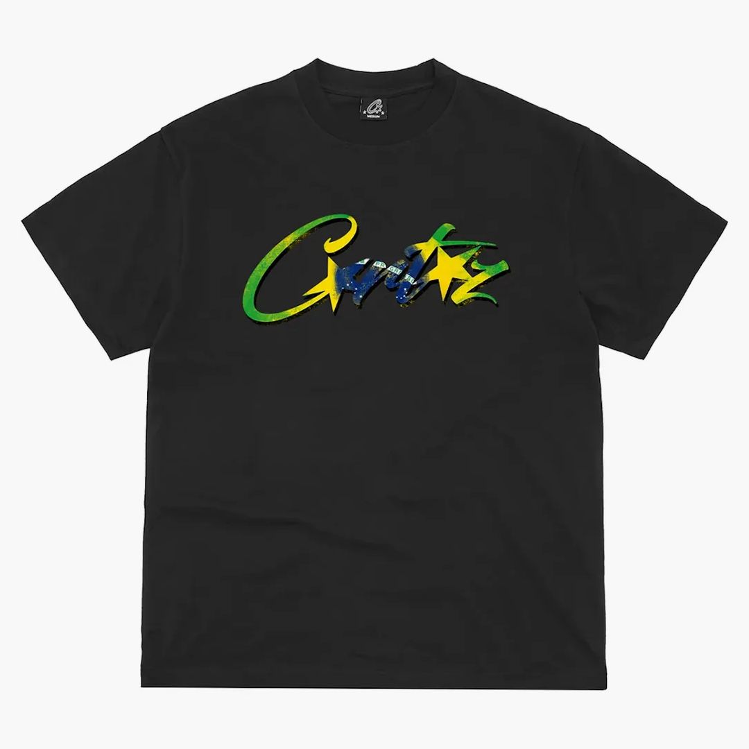 Corteiz Brasil Tee Black