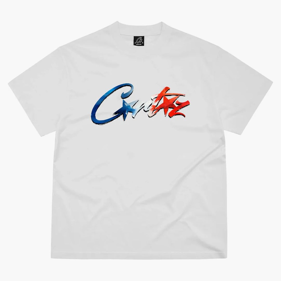 Corteiz Francais Allstarz Tee White