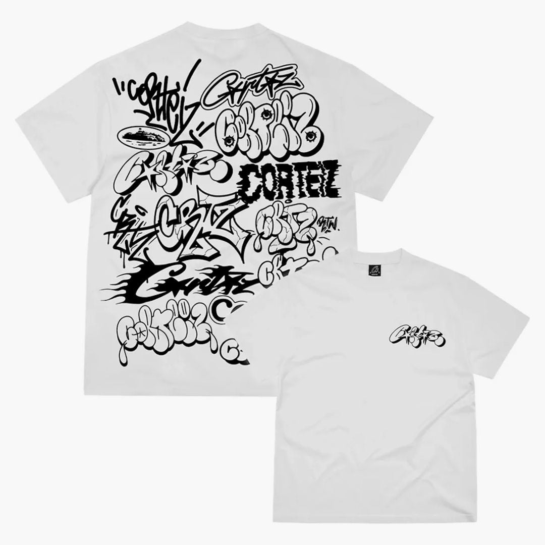 Corteiz Graffiti Tee White