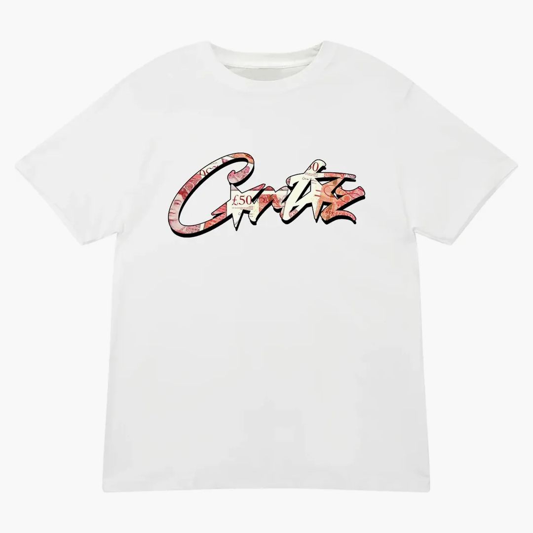 Corteiz Money On My Mind Tee White