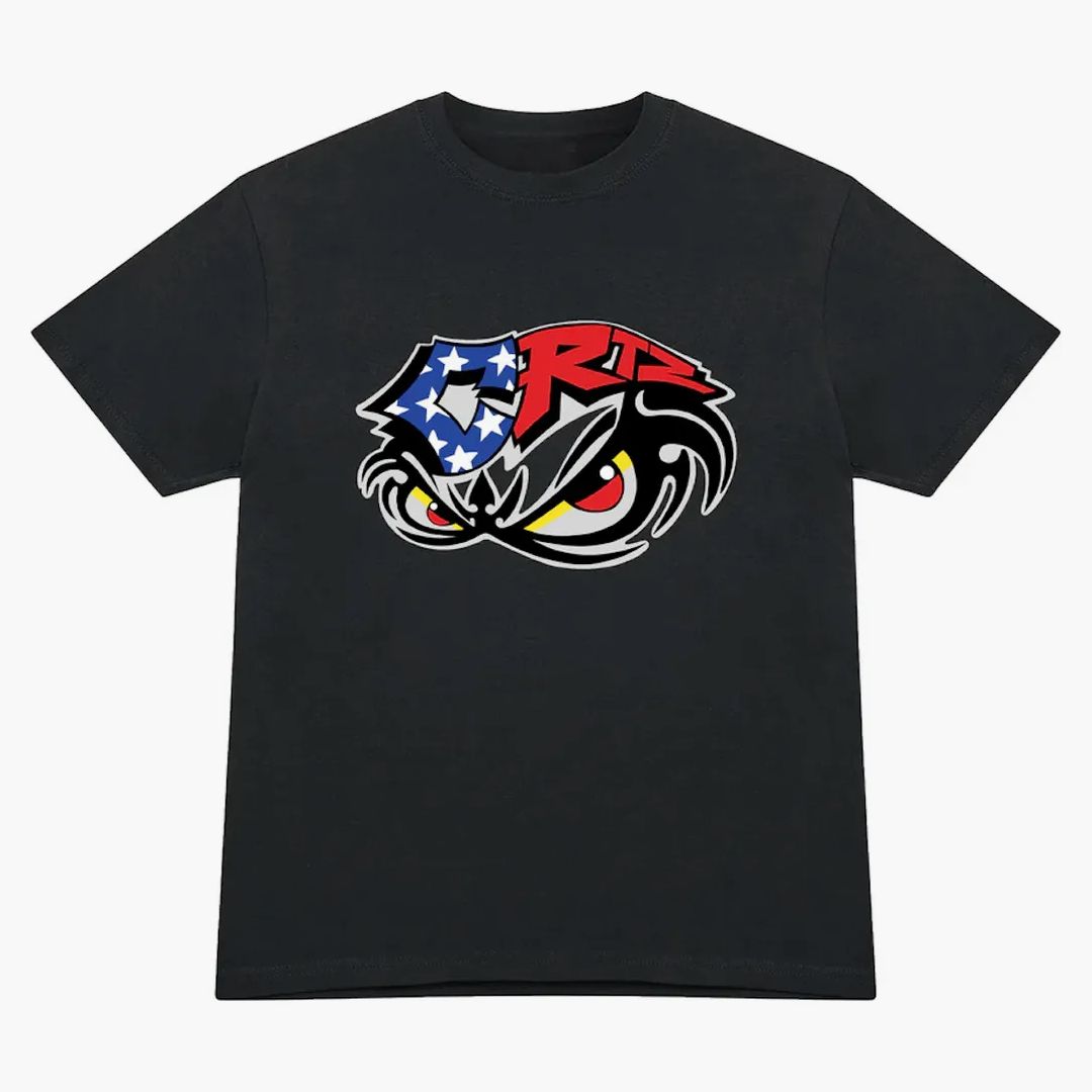 Corteiz Nuh Fear Tee Black