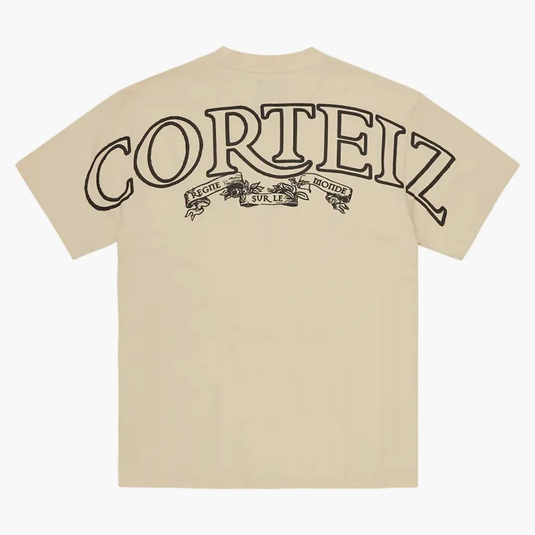 Corteiz Royale Heavyweight Tee Cream