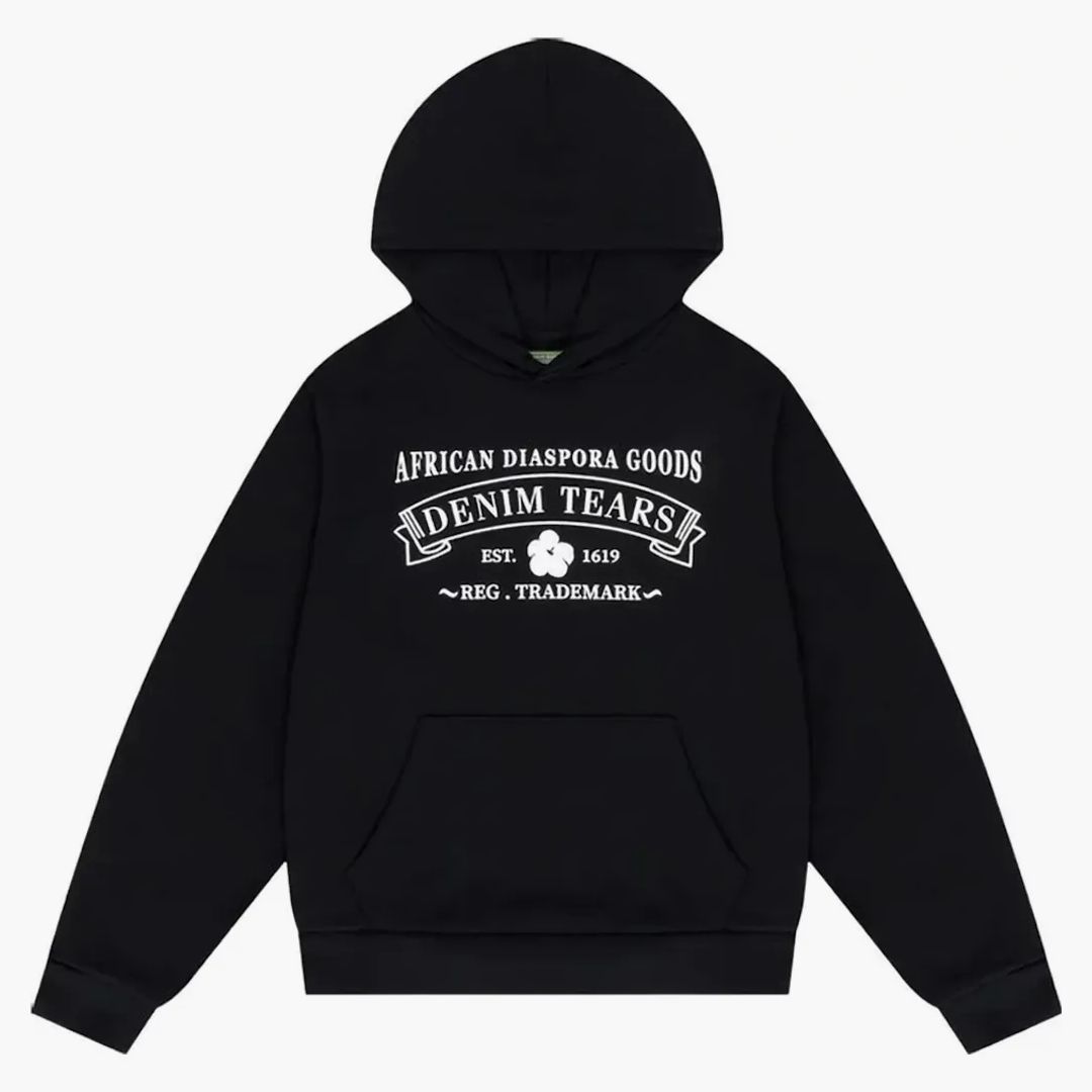 Denim Tears Adg Hooded Sweatshirt Black