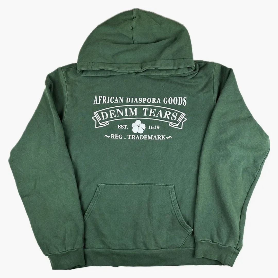 Denim Tears Adg Hooded Sweatshirt Green