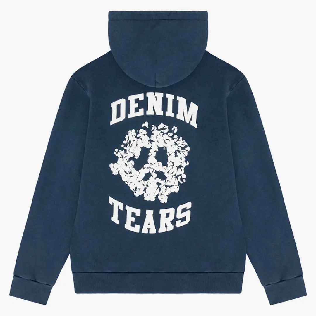Denim Tears Denim University Zip Hoodie Navy