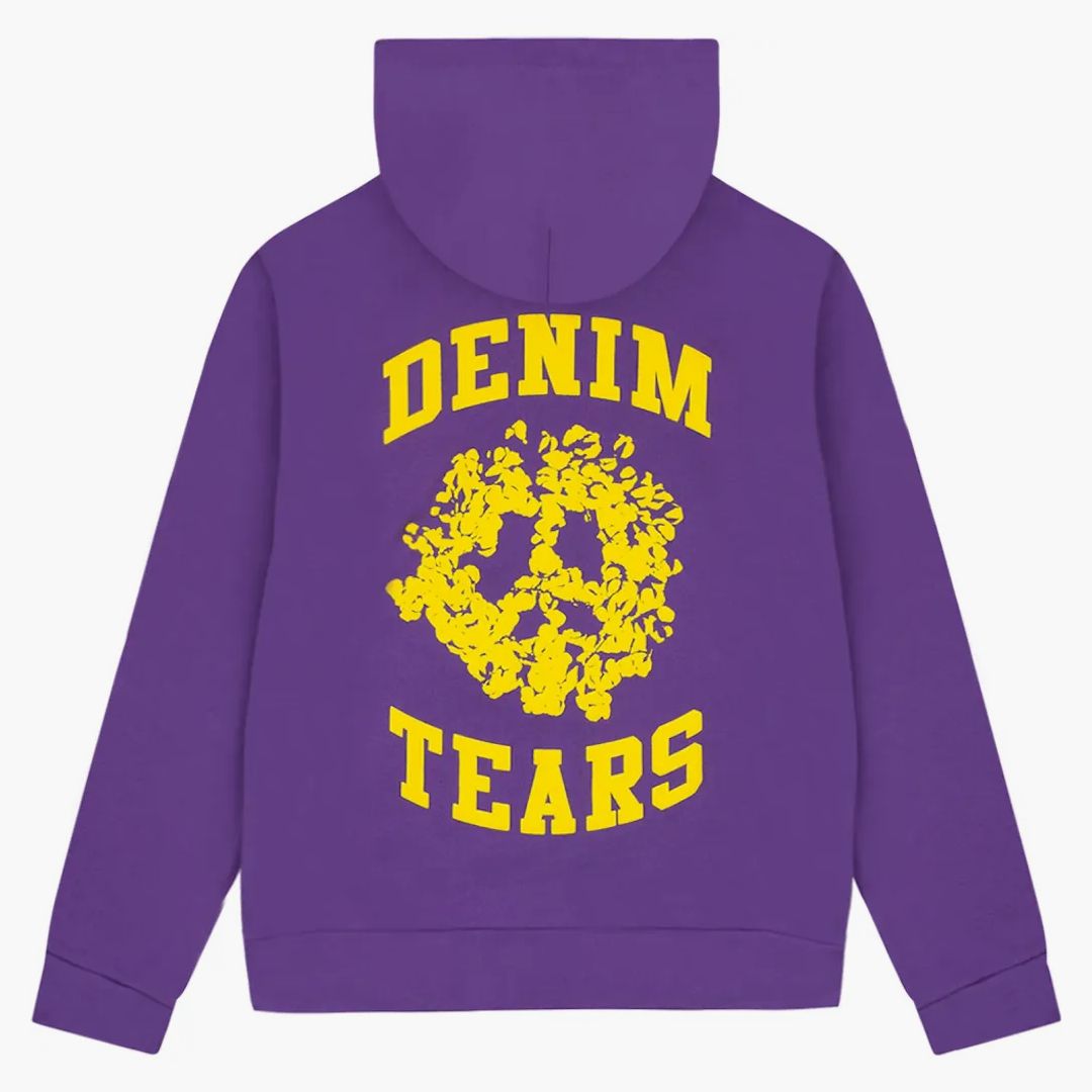 Denim Tears Denim University Zip Hoodie Purple