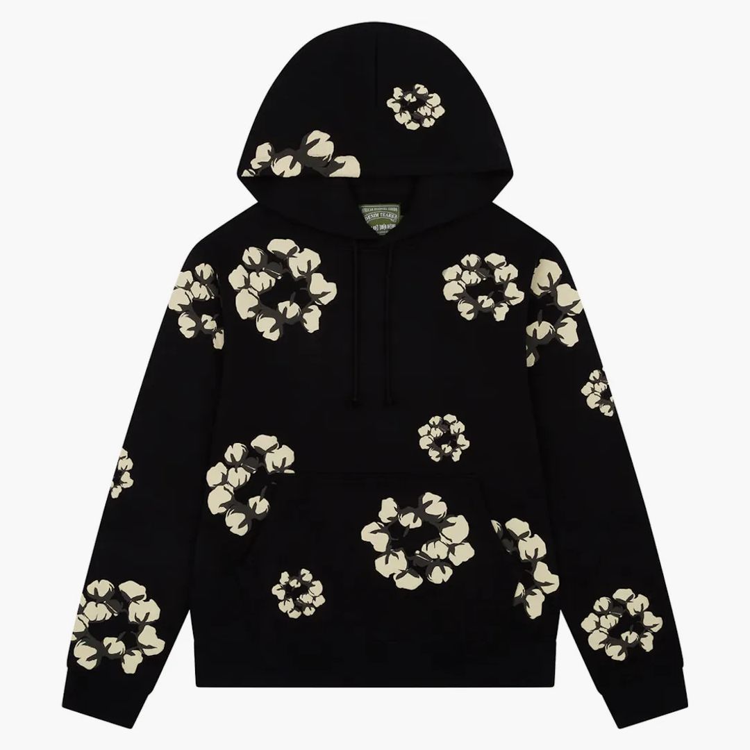 Denim Tears X Cpfm Cactus Tears Wreath Hoodie Black