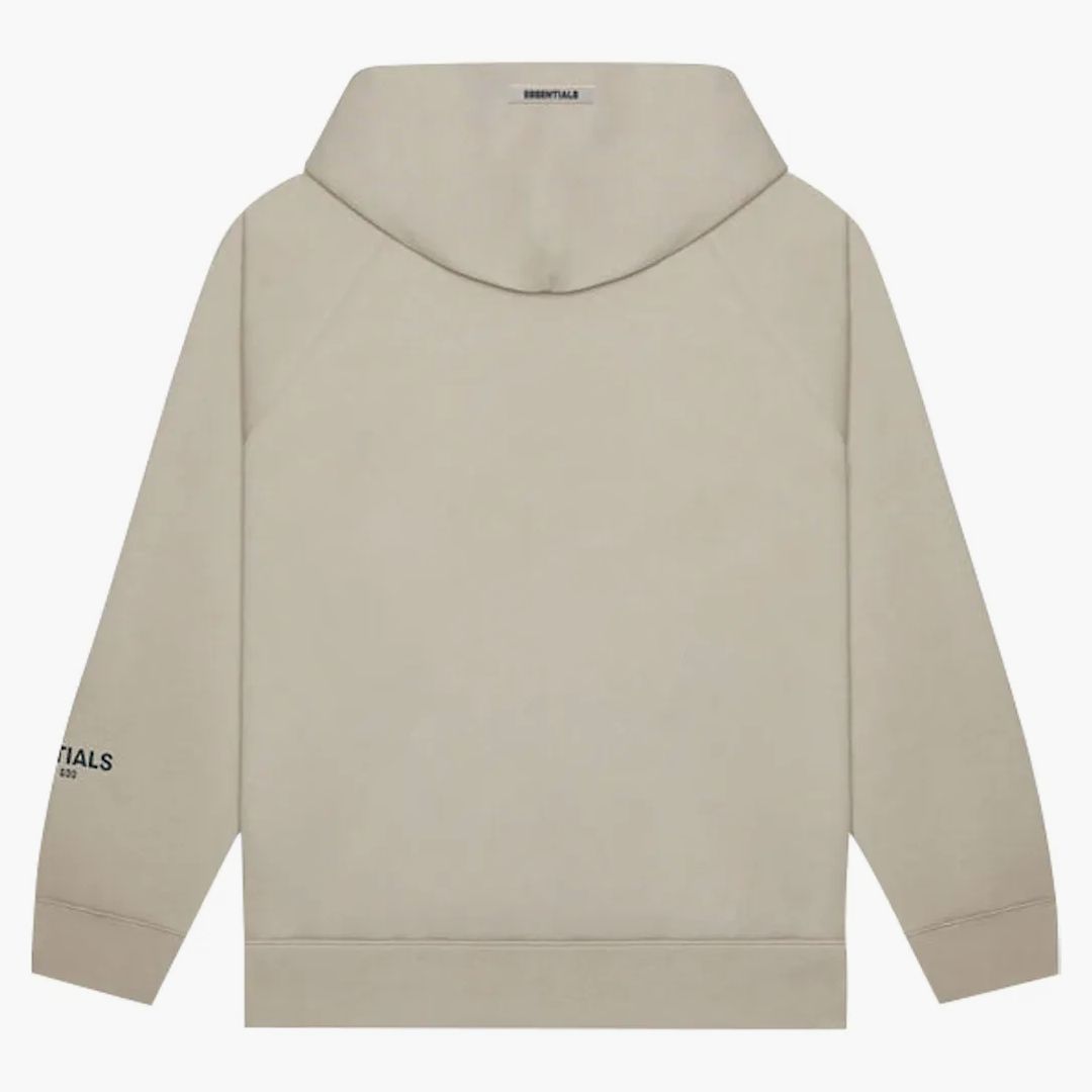 Fear Of God Essentials 3d Silicon Applique Pullover Hoodie String