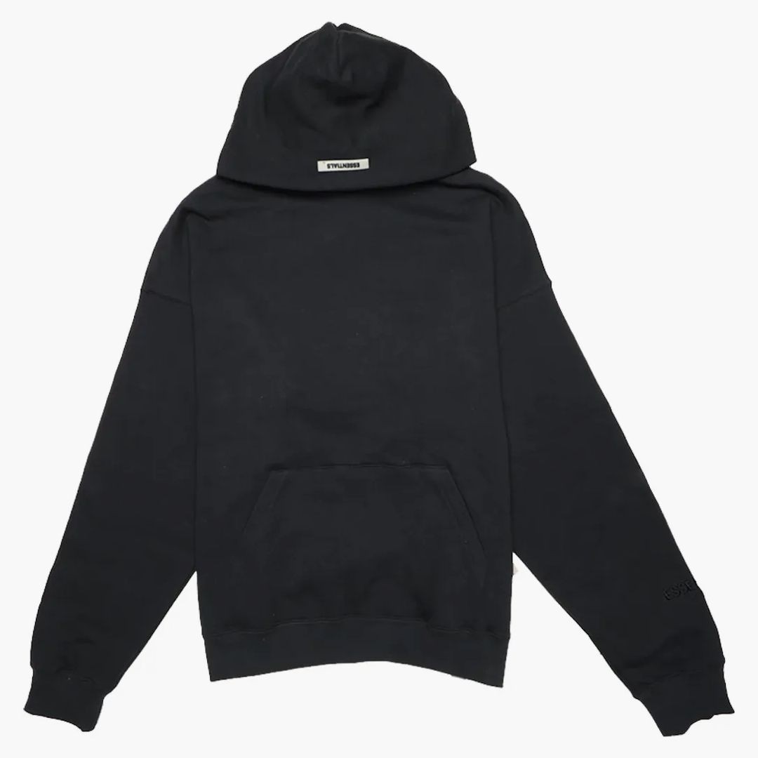 Fear Of God Essentials 3m Logo Pullover Hoodie Black/white