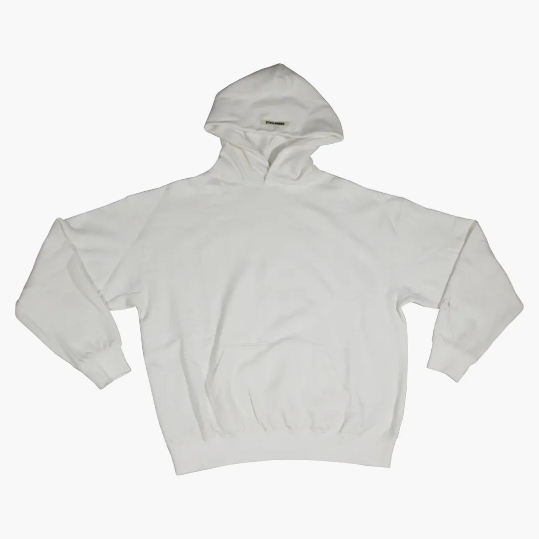 Fear Of God Essentials 3m Logo Pullover Hoodie White