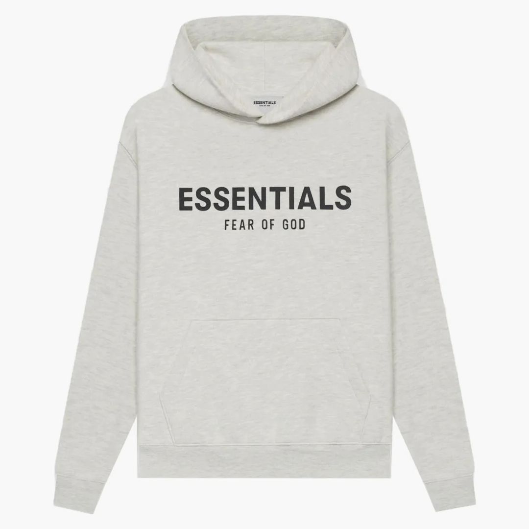 Fear Of God Essentials Kids Pull-over Hoodie Oatmeal Heather / Light Heather Oatmeal