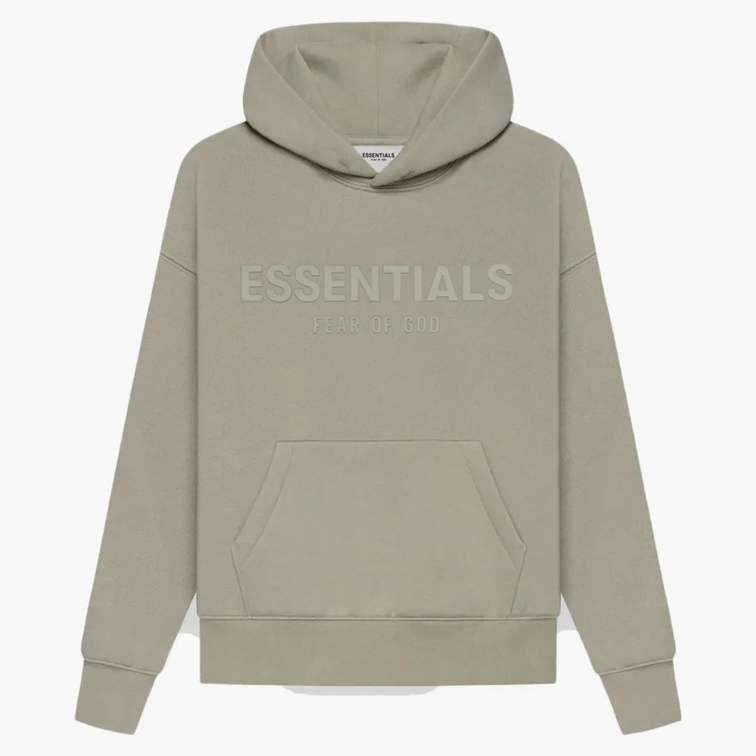 Fear Of God Essentials Kids Pull-over Hoodie Moss/goat