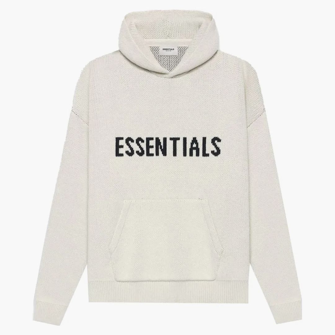 Fear Of God Essentials Knit Pullover Hoodie (ss21) Buttercream