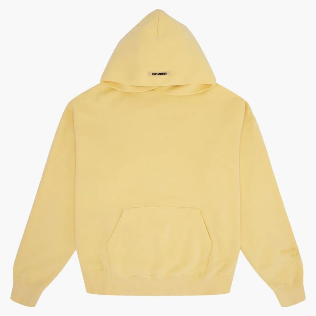 Fear Of God Essentials Lemonade Pullover Hoodie Yellow