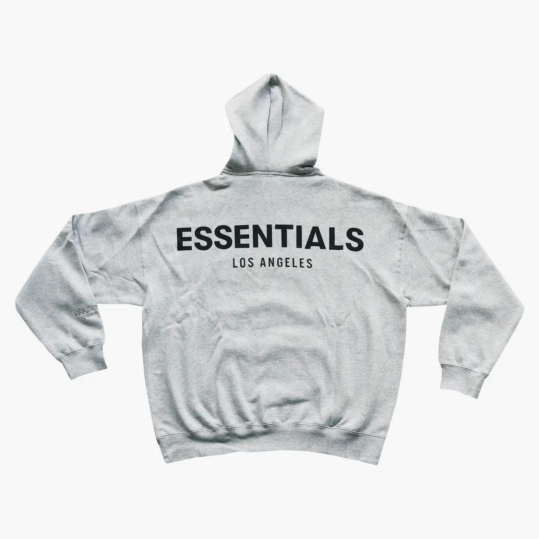 Fear Of God Essentials Los Angeles 3m Pullover Hoodie Grey