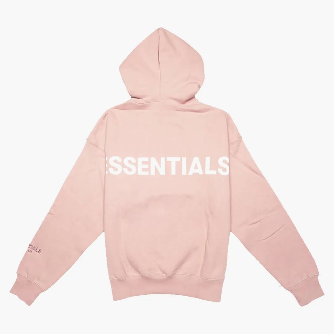 Fear Of God Essentials Pink 3m Logo Pullover Hoodie Blush