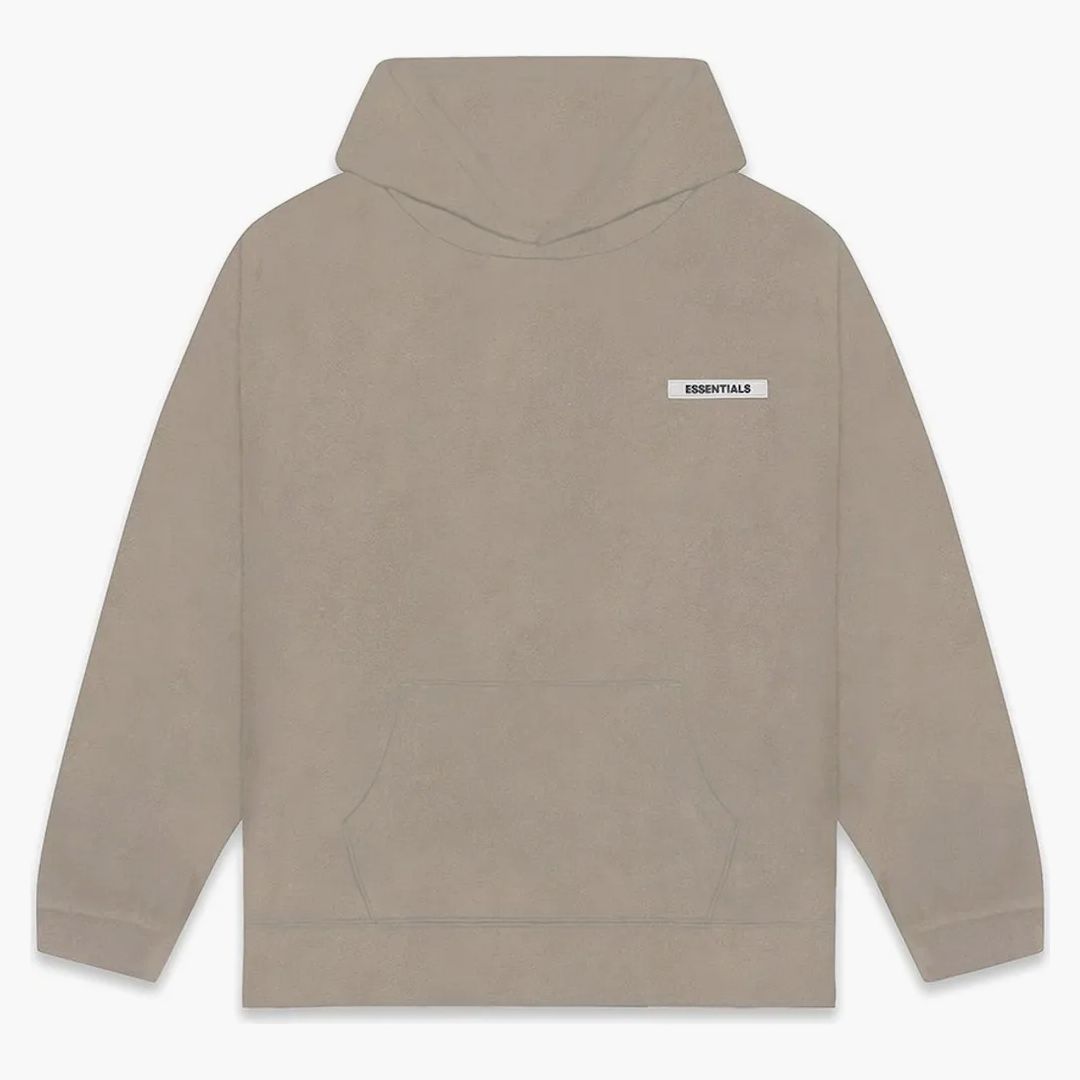 Fear Of God Essentials Polar Fleece Hoodie Taupe