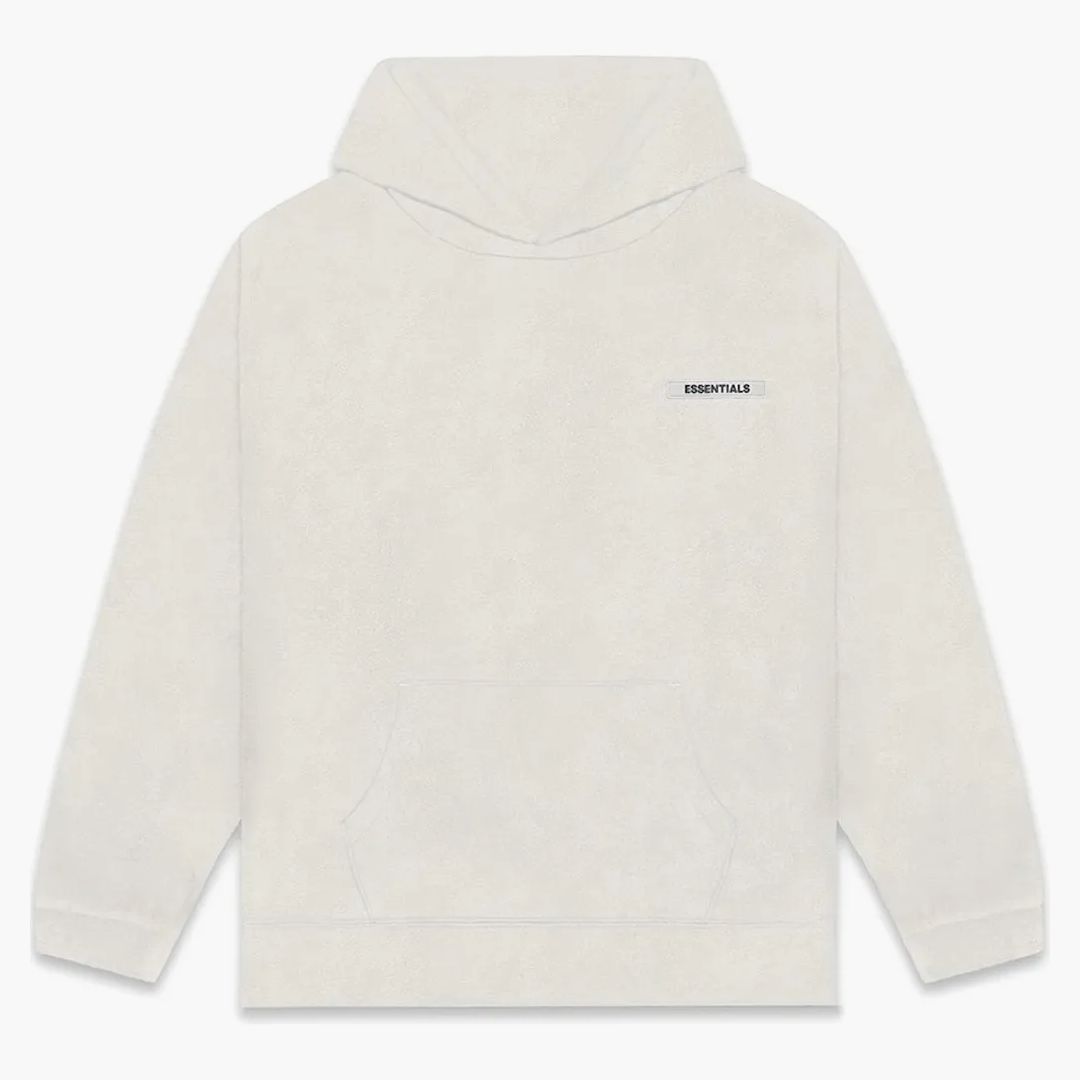 Fear Of God Essentials Polar Fleece Hoodie Oatmeal/oatmeal Heather/light Heather Oatmeal