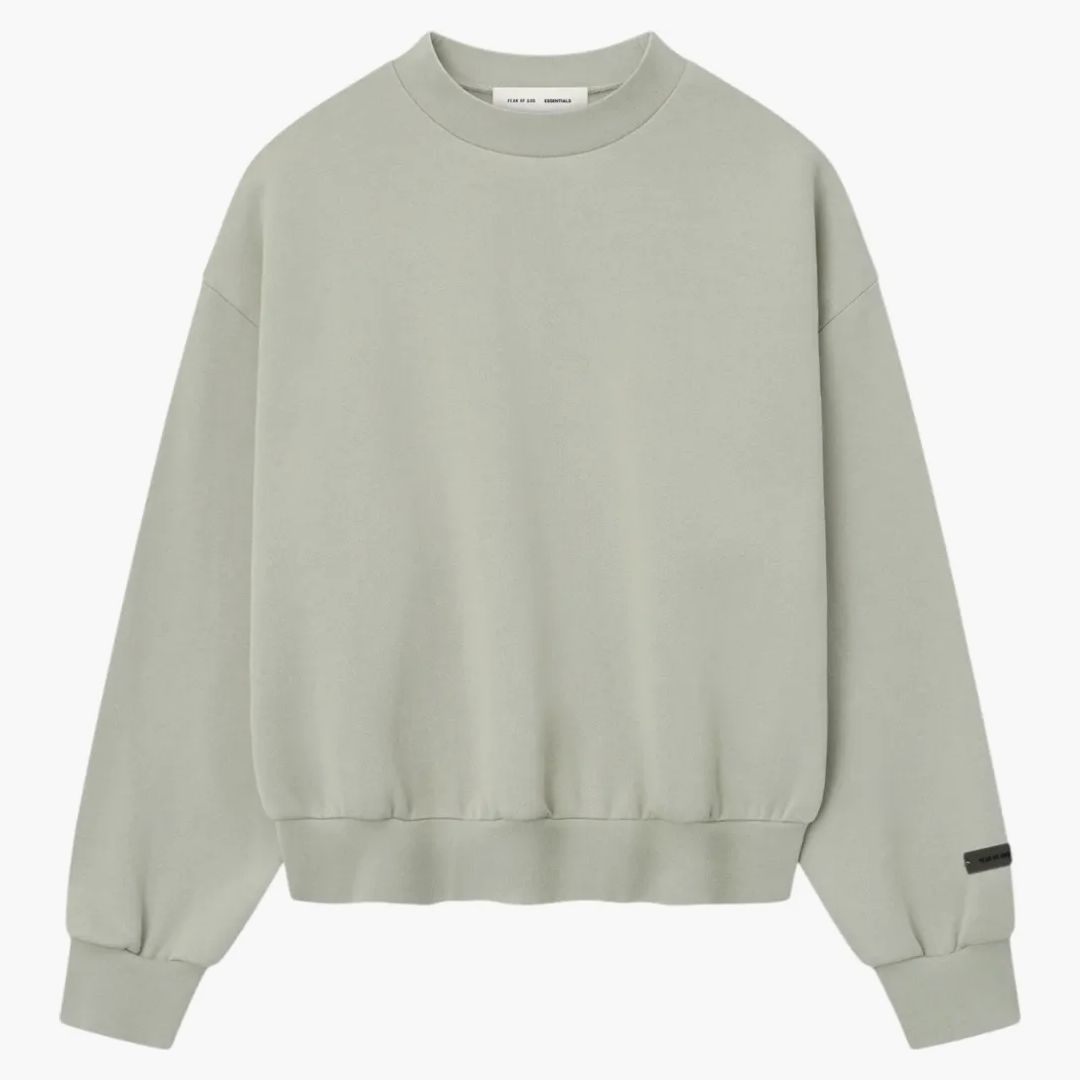 Fear Of God Essentials Classic Fleece Crewneck Abbey Stone