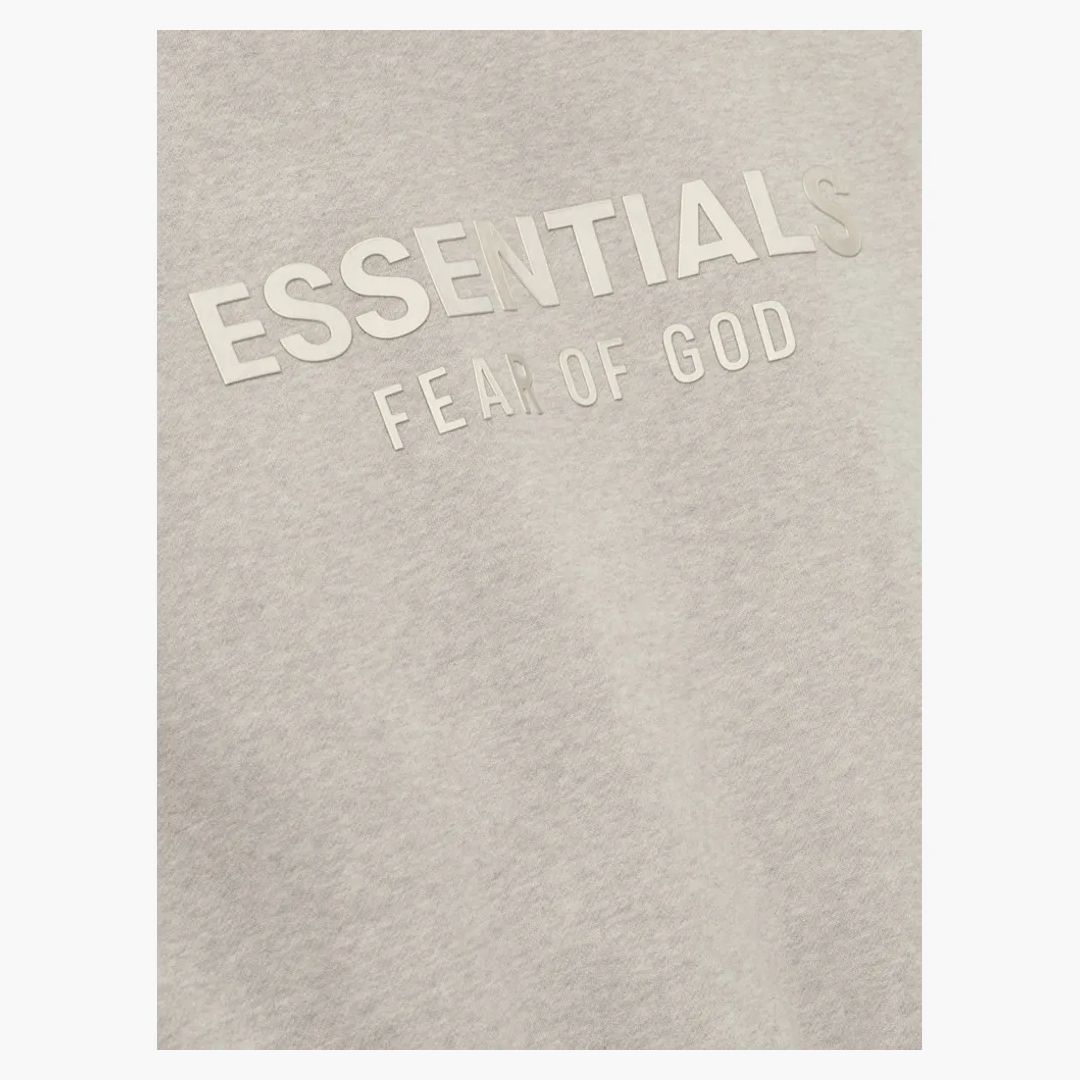 Fear Of God Essentials Classic Hoodie Heather Stone