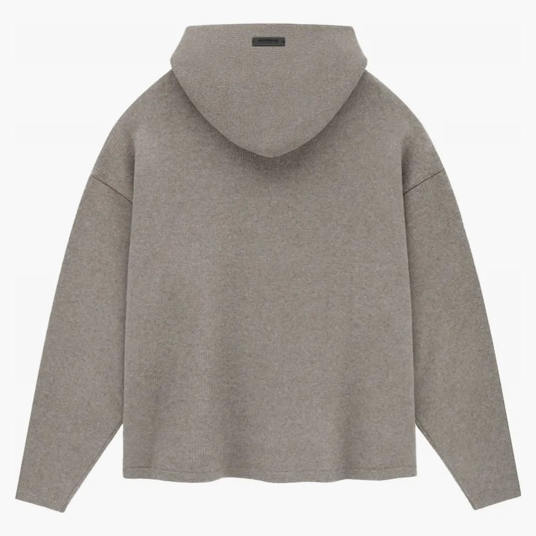 Fear Of God Essentials Core Collection Knit Hoodie Heather Grey