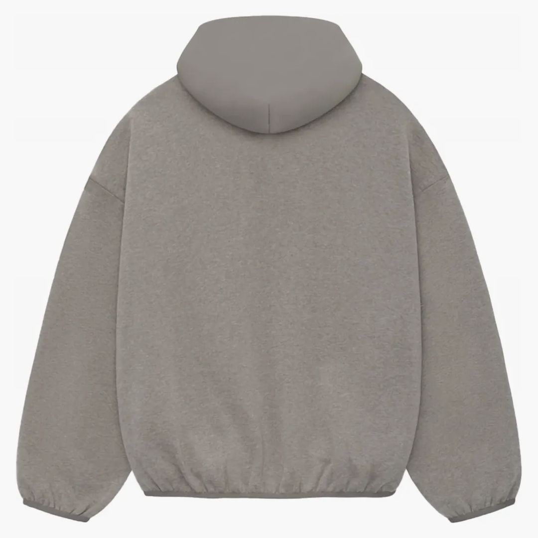 Fear Of God Essentials Core Collection Nylon Fleece Hoodie Heather Grey/dust