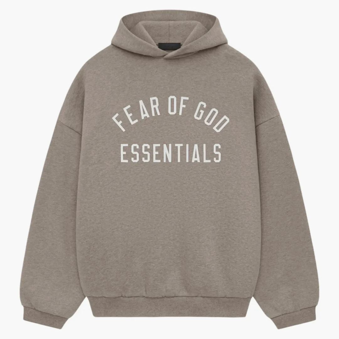 Fear Of God Essentials Fleece Hoodie Heather Gray