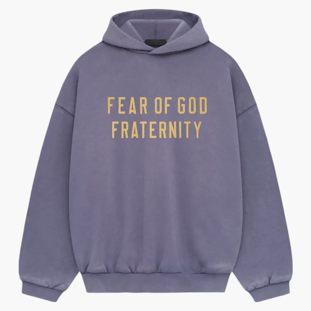 Fear Of God Essentials Heavy Fleece Hoodie Lavender