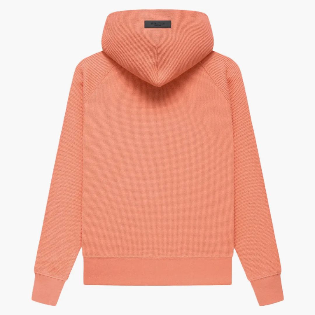 Fear Of God Essentials Kids Henley Hoodie Coral