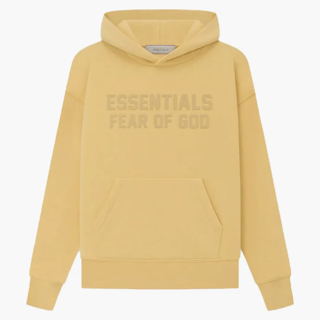 Fear Of God Essentials Kids Hoodie Light Tuscan