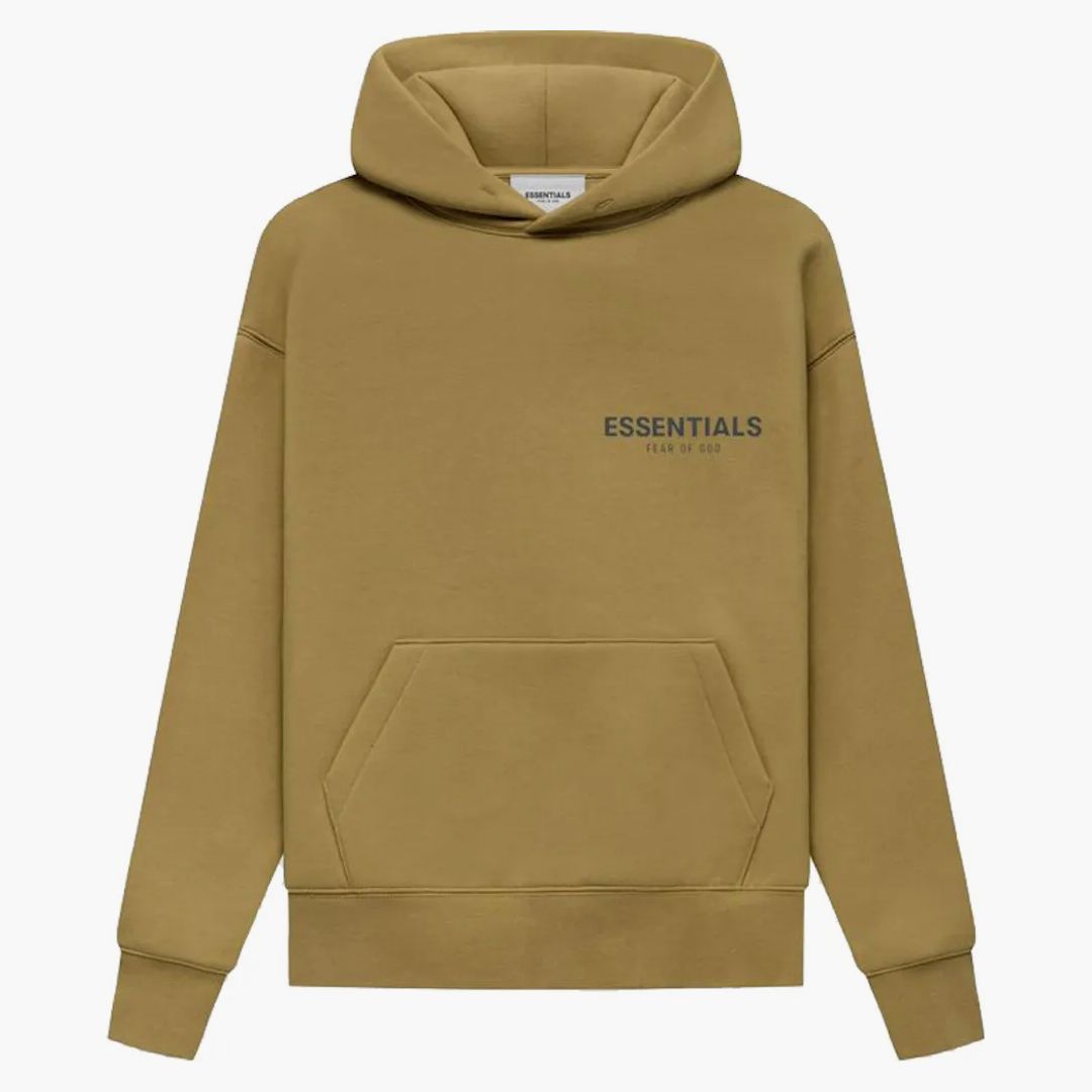 Fear Of God Essentials Kids Pullover Hoodie Amber