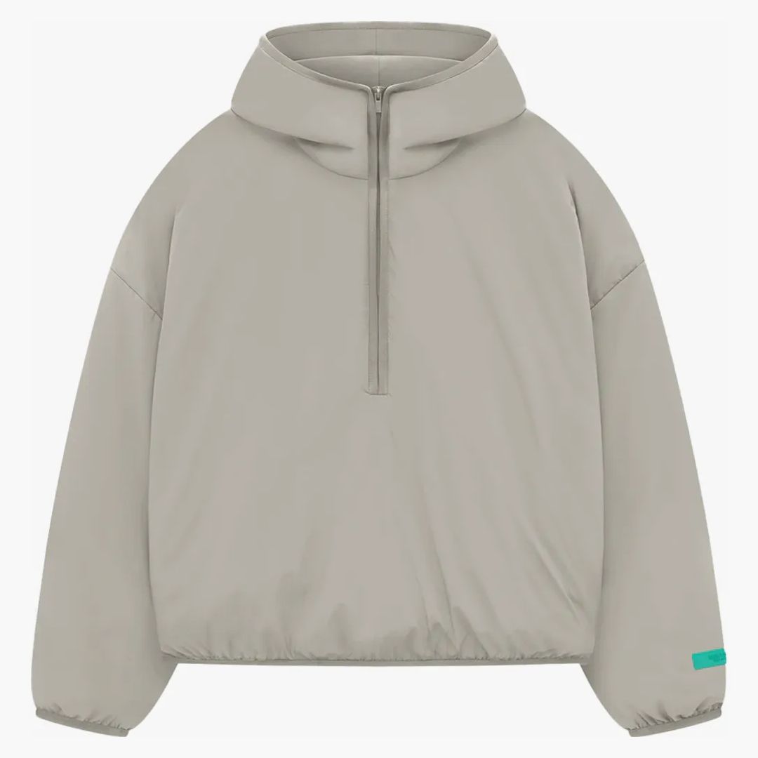 Fear Of God Essentials Nylon Filled Halfzip Hoodie Seal