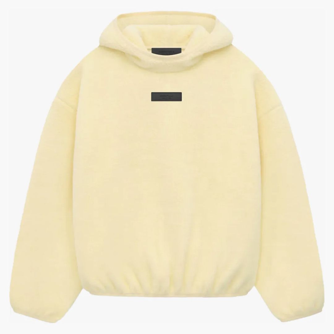 Fear Of God Essentials Polar Fleece Hoodie Garden Yellow