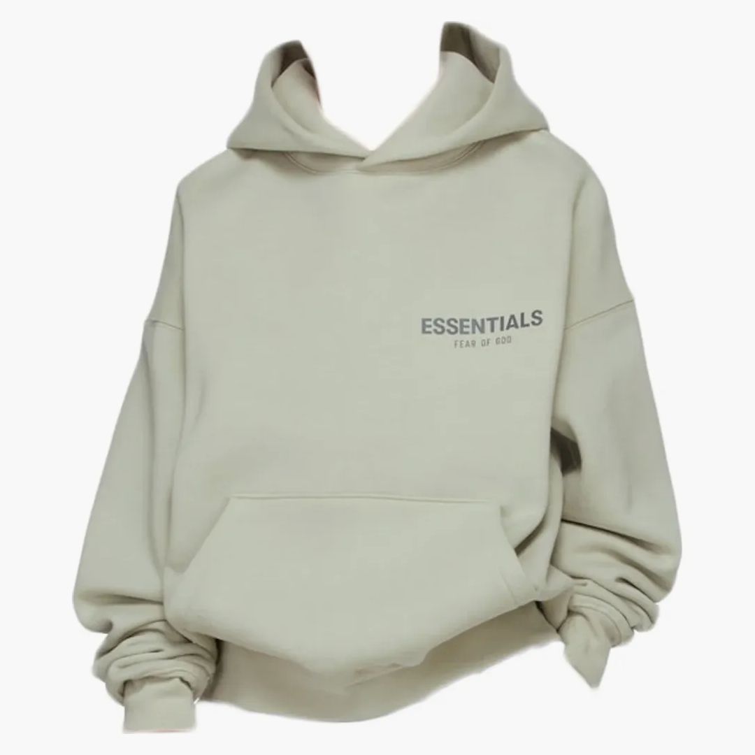 Fear Of God Essentials Ssense Exclusive Kids Hoodie Concrete