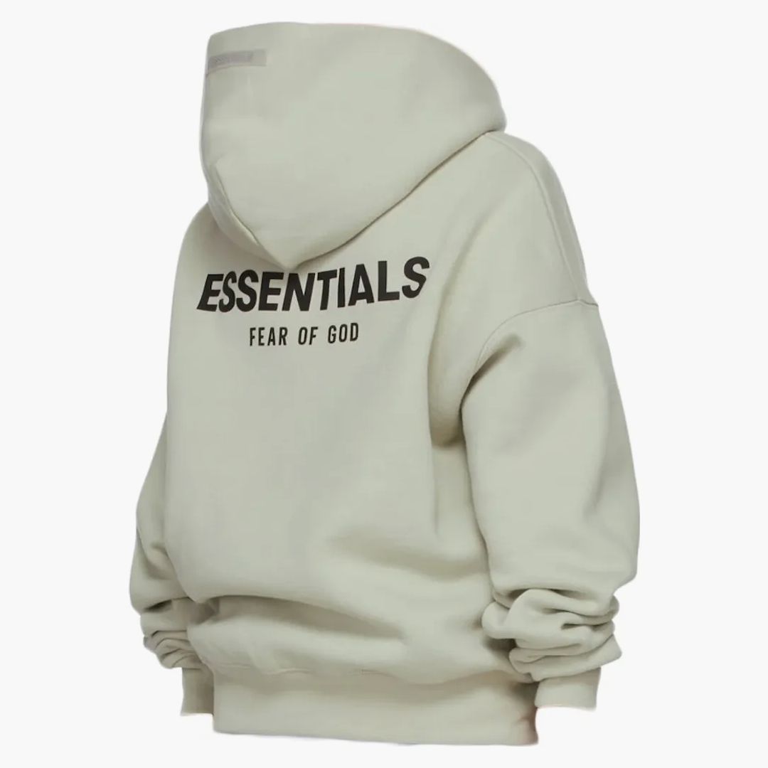 Fear Of God Essentials Ssense Exclusive Kids Hoodie Concrete