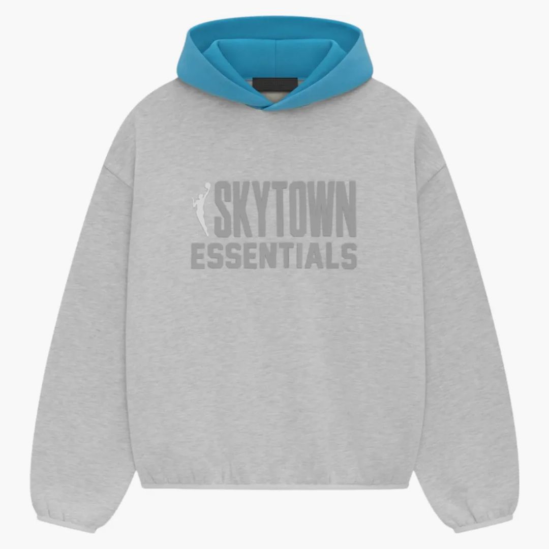Fear Of God Essentials Sky Hoodie Light Heather