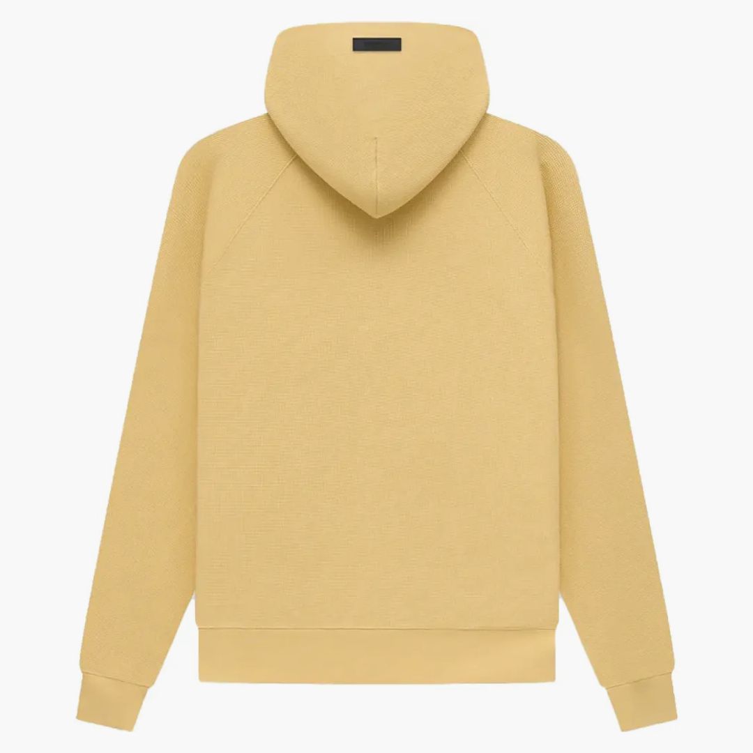 Fear Of God Essentials Waffle Raglan Hoodie Light Tuscan